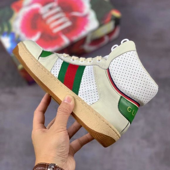 newgUCCI LEATHER CASUAL SHOES CLASSIC
